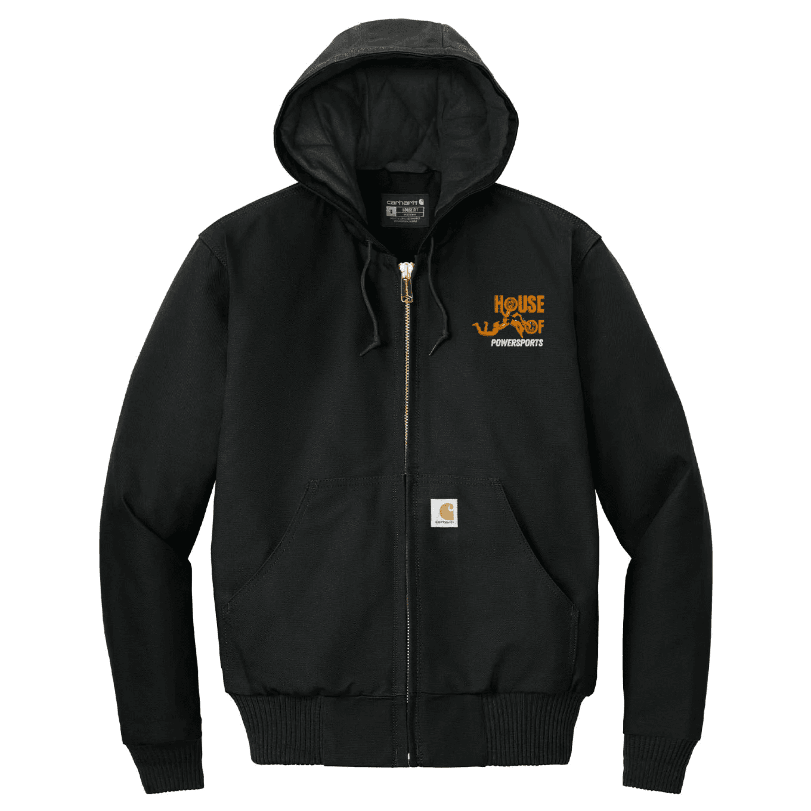 HOP Quilted-Flannel-Lined Duck Active Jacket